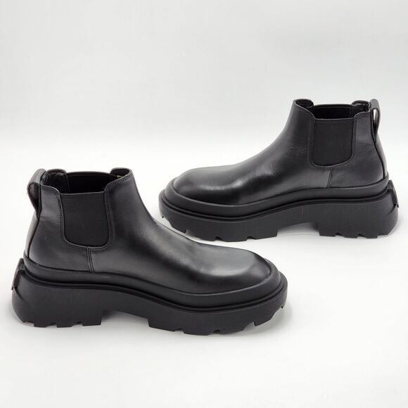 Naked Wolfe RARE Doom Nappa Prince Platform Ankle Boots Black Size 7M 9W BNIB - Picture 5 of 13